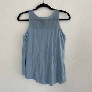Shebird Tunic Tank Small Light Blue Built In Bra Freedom Tank Top Activewear